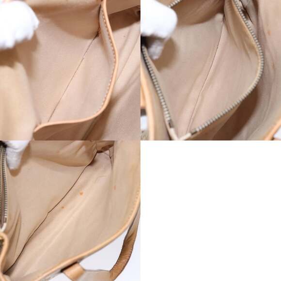 CELINE C Macadam Canvas Hand Bag Beige - Picture 13 of 13